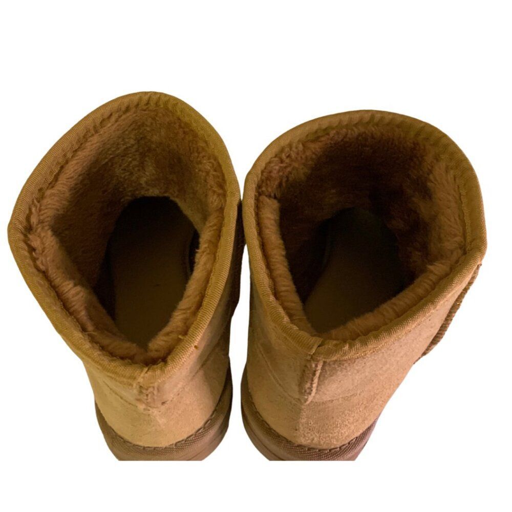 Cozy Ankle Snow Boots Winter Fashion Suede Boots for Women / Brown - Picture 6 of 8